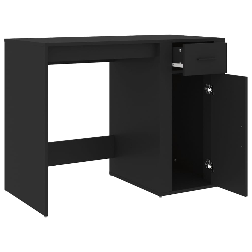 Desk Black 100 x 49 x 75 cm Particleboard