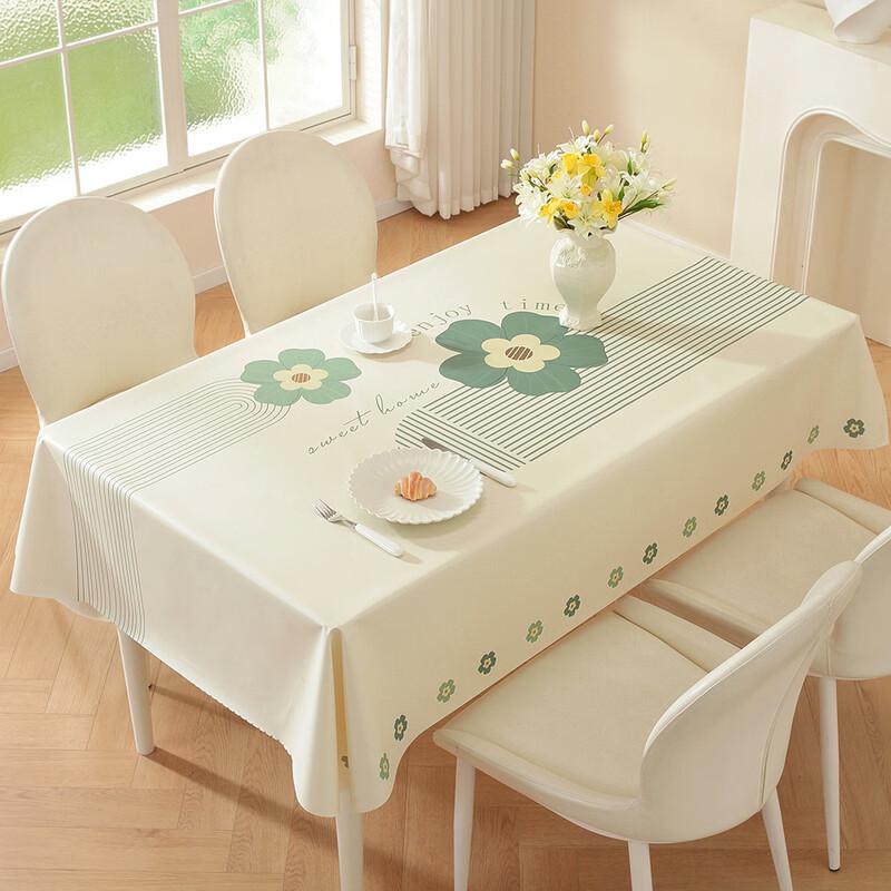 Luxury PVC Waterproof Rectangular Tablecloth