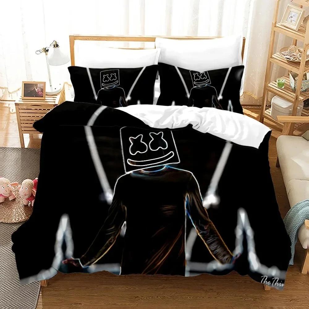 New Single-Sided Printed Series Dj Digital Printing Duvet Cover Bedding Set Comfortable Breathable Sheet Comforter Bed Set