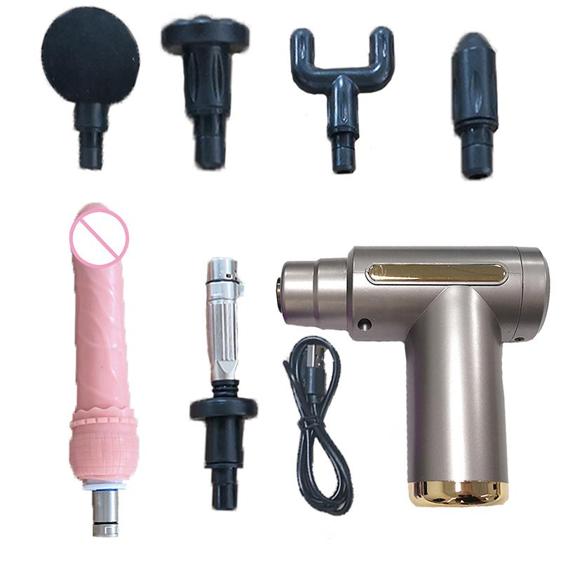 2in1 Penis Dildos Vibrators Gun Fascial Massager Adult Sexy Toysfor Woman G Spot Anal Clit Stimulator Sexy Accessories Sex Shop