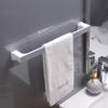 Punch Free Bathroom Towel Storage Rack Toilet Towel Storage Rack Wall-Mounted Bathroom Kitchen Hook