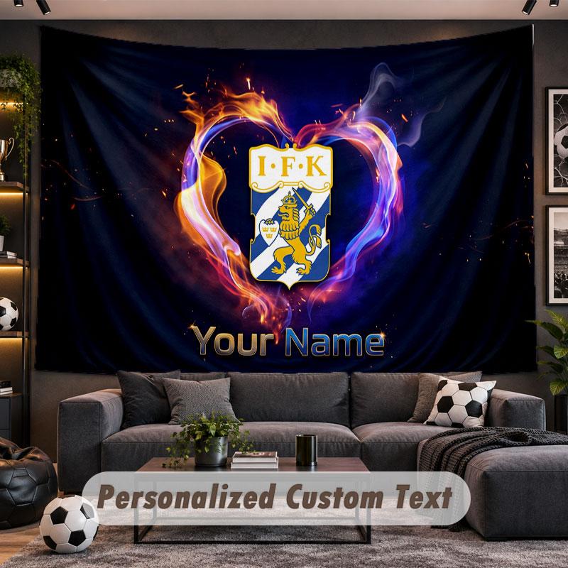 Wall Hanging Tapestry Custom Nameifk göteborg Pattern Personalized Printed Fabric Wall Decor
