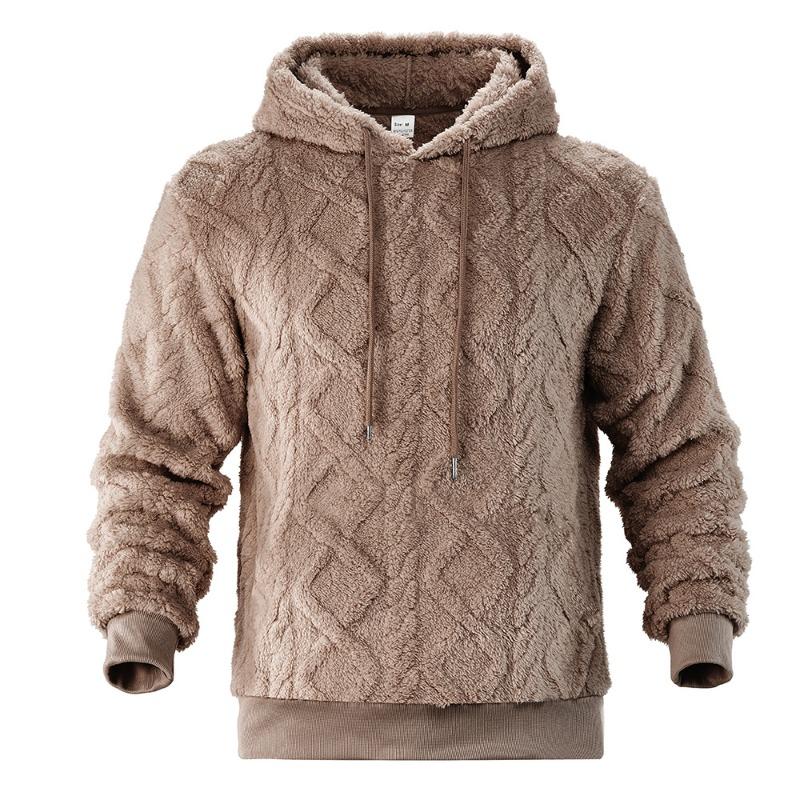 Hooded Loose Blockbuster Men's Casual Sports Fashion Fleece Sweater