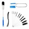 12/13Pcs Dust Removal Bottle Brush Cleaning Set Professional Pipe Brush Set  Sinks Cleaning