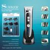Xuke LCD Ceramic Blade Hair Clipper: Low-Noise, Fast-Charging Electric Clipper with Base