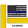 10Pcs Stickers New American Flag Decal Classic Biker Gear Reflective Thin Blue Line Decal Tattered Sticker
