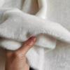 High-grade Imitation Mink Hair Mink Velvet High and Low Wool Fabric Thick Soft Clothing Imitation Flannel Material DIY Fabric