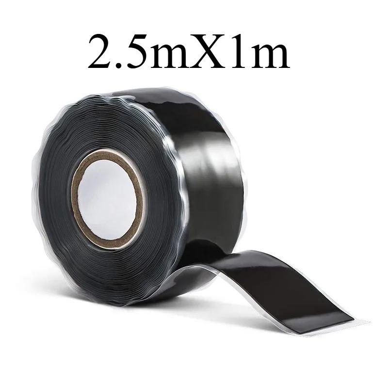 Samowulkanizująca taśma silikonowa wodoodporna zatrzymująca wycieki naprawcza elektryczna izolacyjna taśma hydrauliczna samochodowa taśma do łączenia rur i węży
