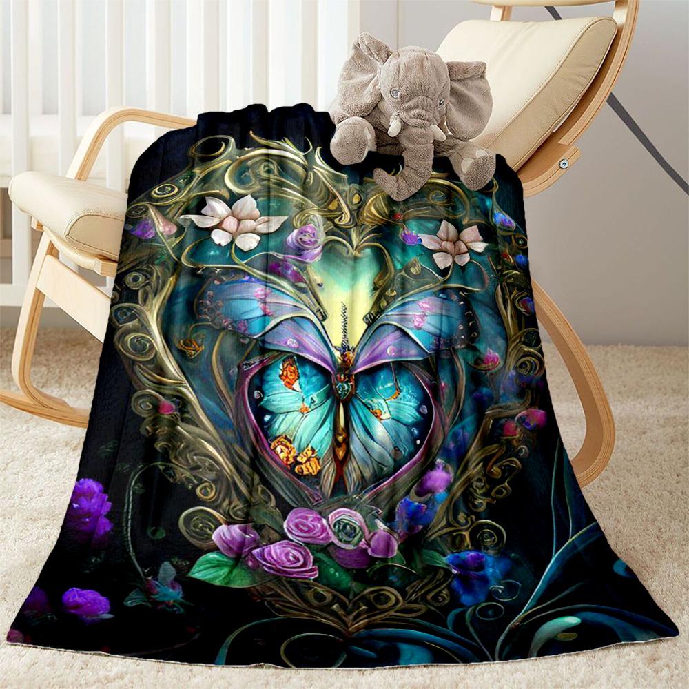Butterfly Dream Catcher Blanket Comfortable Suitable for Office Chair Seaside Chair for All Seasons Modern Style Gifts For Family Or Friends
