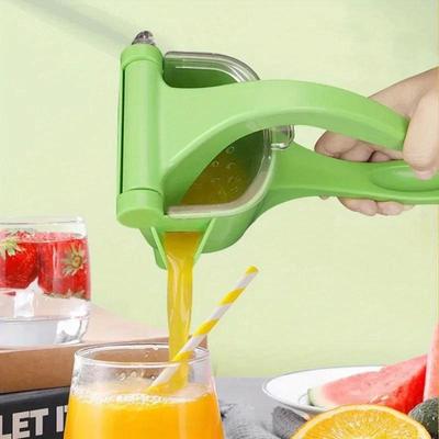 Manueller Entsafter Multifunktional Haushalt Kunststoffe Klein Manueller Auspress-Entsafter Küche Tragbar Frucht Rückstände Separatoren Werkzeuge