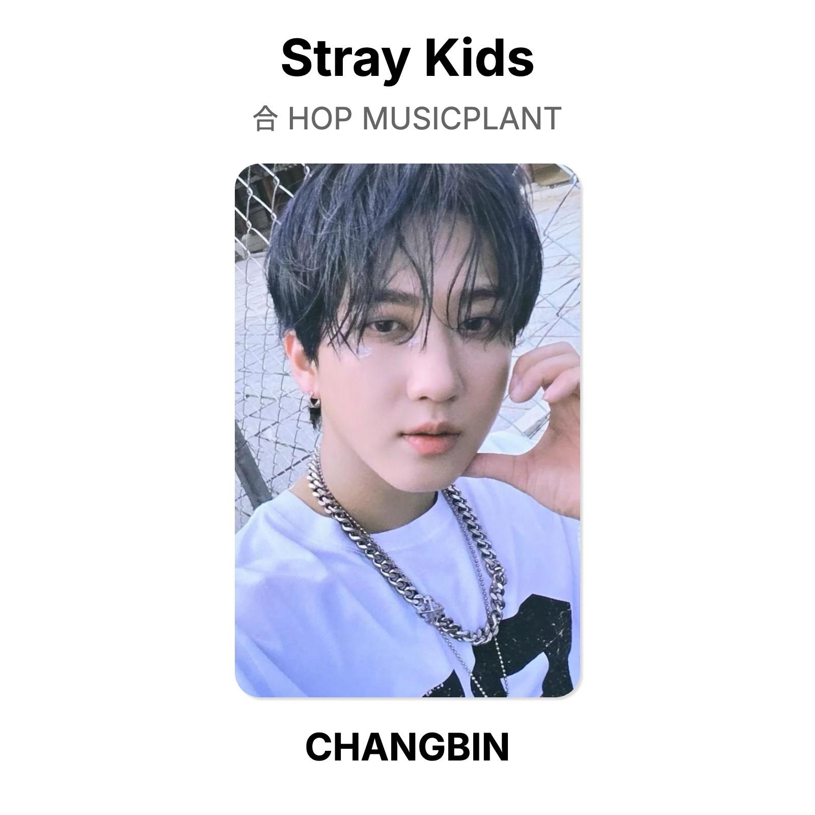 Stray Kids HOP MUSICPLANT Official Photocard CHANGBIN