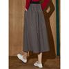 Coolhut2025 Autum Plaid Bud Skirt Women's Casual Versatile Skirt