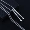 Edelstahl Silber Drumstick Anhänger Halskette Schmuck Ornament Zarte Schlüsselbeinkette Accessoire für Musikliebhaber