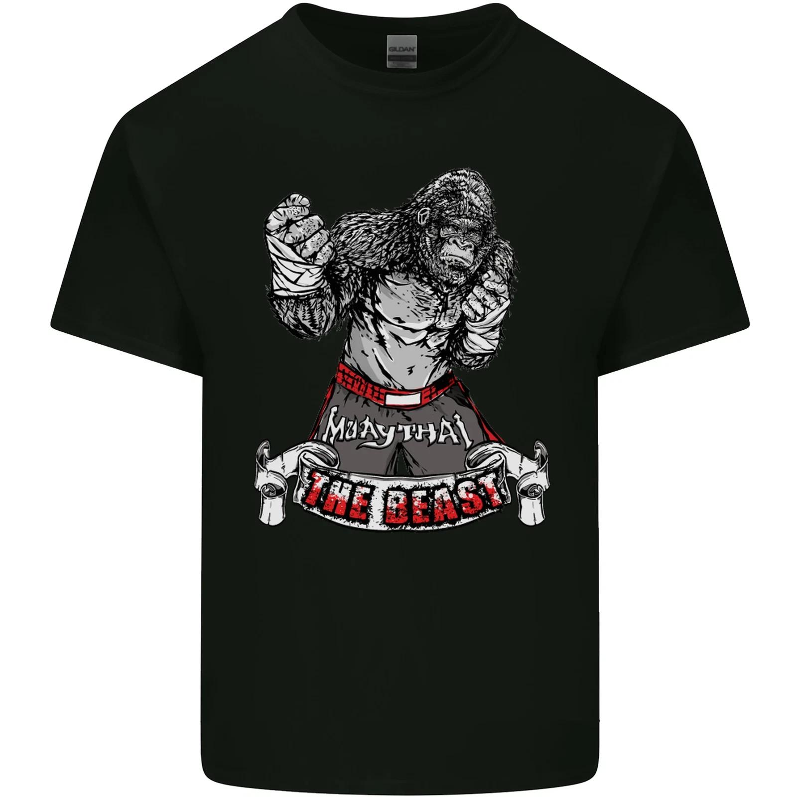 Muay Thai The Beast MMA Mixed Martial Arts Kids T-Shirt Childrens S