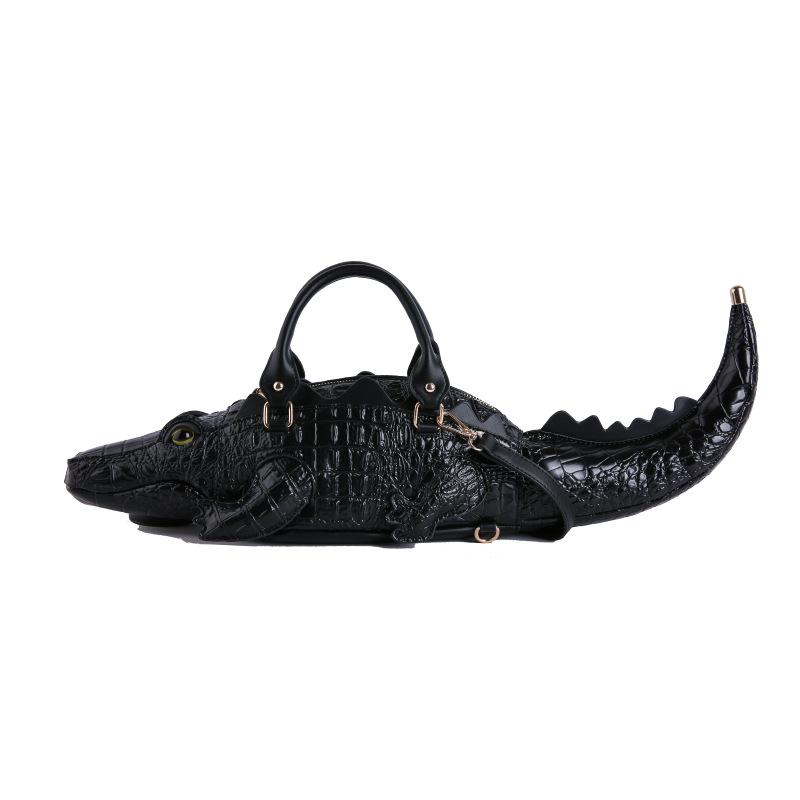 Außenhandel kreative lustige besondere Form Handtasche Umhängetasche Nischen-Design dreidimensionale Krokodil-Tasche Spice Girl Umhängetasche