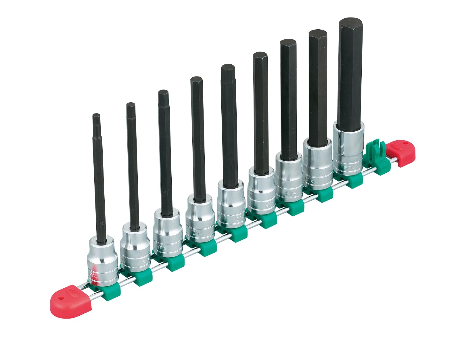 

Kyoto Tool Long Hexagon Bit Socket TBT4L09H (KTC) 12.7mm (1/2 inch) Set, 9-Piece Set,