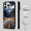 Snow Mountain Road Landscape Case For iPhone 17,16,15,14,13,12,11,Pro,Max,Plus,Mini,SE4,E Magnetic Magsafe Wireless Charging