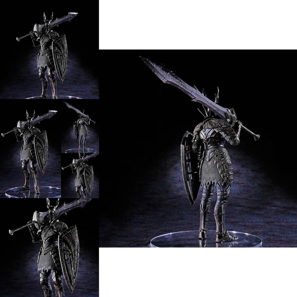 Premium Dxf Dark Souls Sculpt Collection Vol 3 Pvc Figure Statue Black Knight 8in Decorative Piece