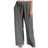Fashion Women's Solid Color Loose And Comfortable Pocket Leisure Time Trousers