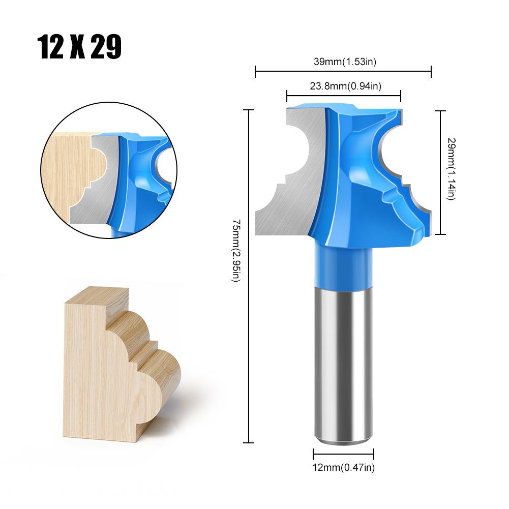 Konvexes Kaisermesser Minhuang-Messer Polygonales Messer Graviermaschine Armlehnenmesser Holzbearbeitungsmesser Tisch- und Stuhllinienmesser Bogenmesser Klingenmesser