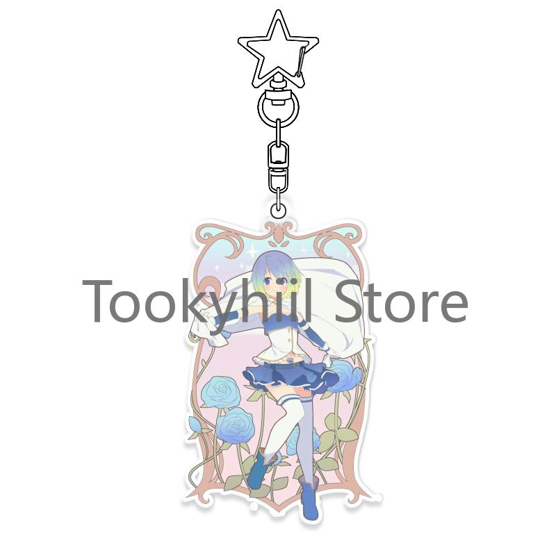 Madoka Magica Keychain Fashion Exquisite Anime Cartoon Figure Figure Decor Pendant Key Ring Ornaments Acrylic Bag Backpack Gift