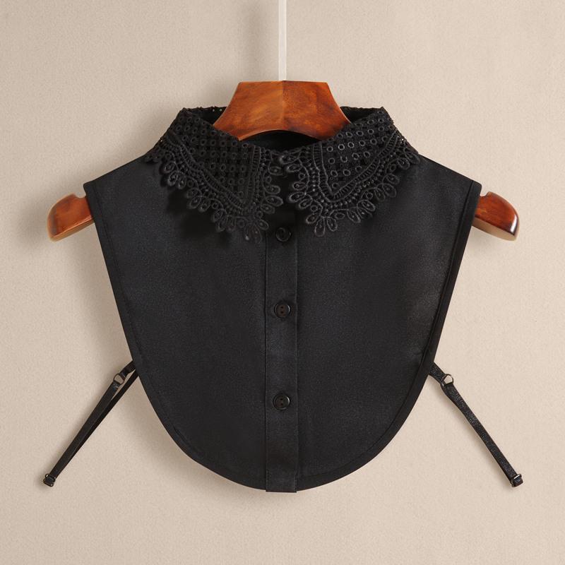 

Поддельный воротник Женский универсальный кружевной поддельный воротник Весенний и осенний свитер Декоративный воротник Поддельный воротник рубашки Поддельный воротник