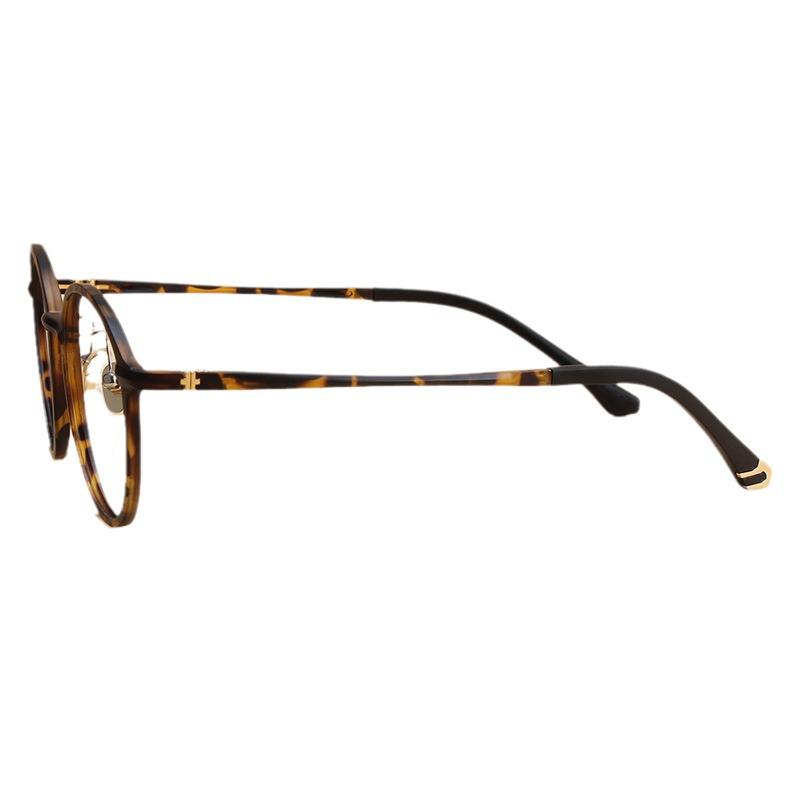 Ultra-light Korean Style Round Unisex Eyeglass Frames - Retro, Slimming, Fits Prescription Lenses, Style 2113