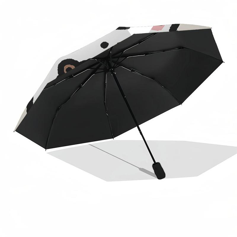1pc Bunny Capybara Automatic Open/Close Umbrella, Folding Compact Umbrella with Lightweight Design for Women/Menyy251028217