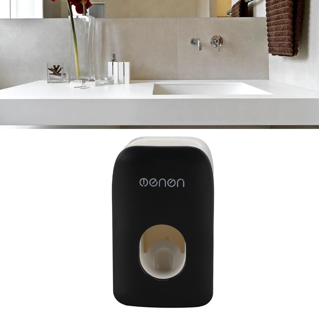 Automatic Toothpaste Dispenser Wall Mounted Adhesive Toothpaste Squeezer Holder for Bathroom