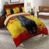 Nightmare Before Christmas  Duvet Cover with Pillow Cover Bed Sets Jack and Sally 3D Skull Christmas Bedding Set Bedroom Decor