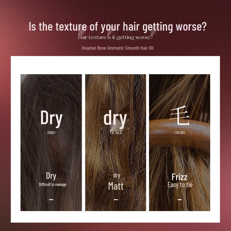 Huamei Rose Lavender Hair Care Oil Capsules