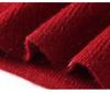 Elegant Beaded Mid-Length Knit Wool Dress for Women – Autumn/Winter 2025 Slimming Solid Base Layer.