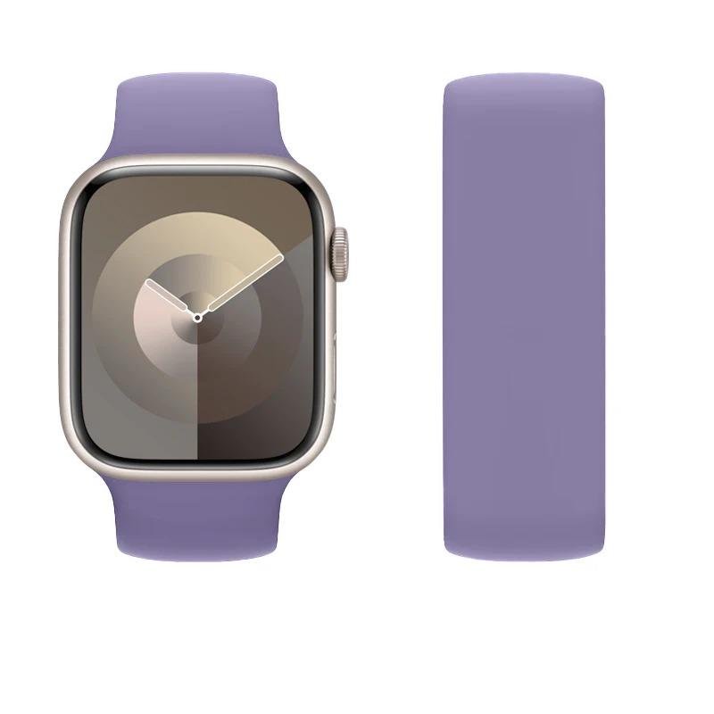 Straps for Apple Watch Band 40mm 44mm 45mm 41mm 46 mm 49mm 42mm Elastic Solo loop bracelet iWatch series 3 SE 6 7 8 9 10 ultra 2