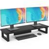 Monitor Desktop Monitor Computer Width Height Dual Monitor Display Keyboard Load Capacity Suitable for Computers Stand, Stand, Stand, 2-tier, 91cm,