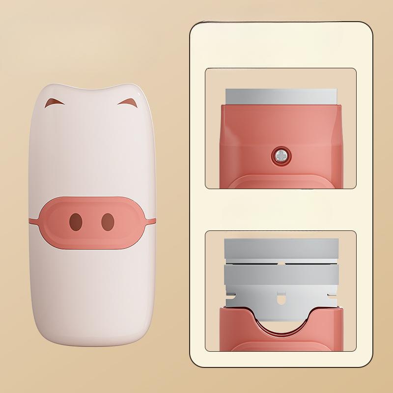 

Бытовой многофункциональный скребок для удаления клея, чистящий скребок для стекла, скребок для пола, сменная головка лезвия, чистящий скребок розовый