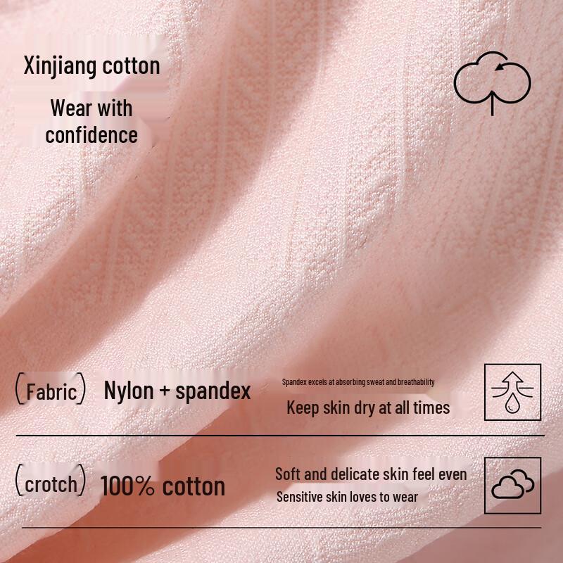 YOUKESHU Women's 10A Antibacterial Cotton Crotch Mid-High Waist Briefs (3-Pack)