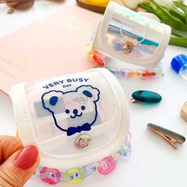 Malá sedmikráska Bear Candy Chain Mini Pouzdro