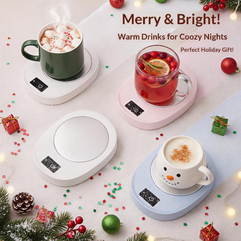 Electric Smart Thermostatic Coaster Suitable For Home And Office Suitable For Hot Coffee Tea Milk Water Portable And Waterproof