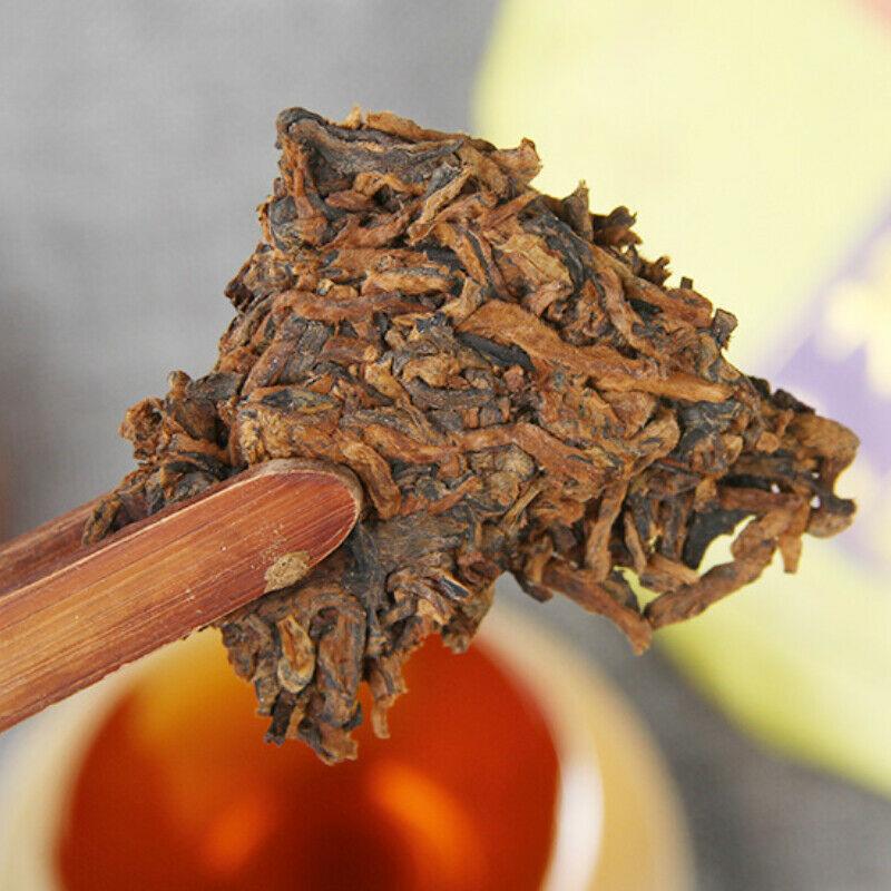 357g Spring Black Tea Pu-Erh Ripe Tea Emperor Golden Cake Single Bud Pu'er Tea