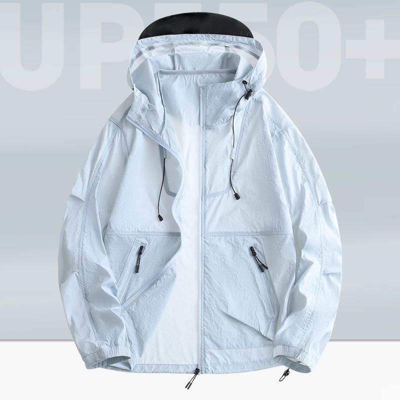 

Унисекс Дышащая Куртка с Капюшоном - Настраиваемая, Солнцезащитная для Активного Отдыха, Популярная для Прямых Эфиров M