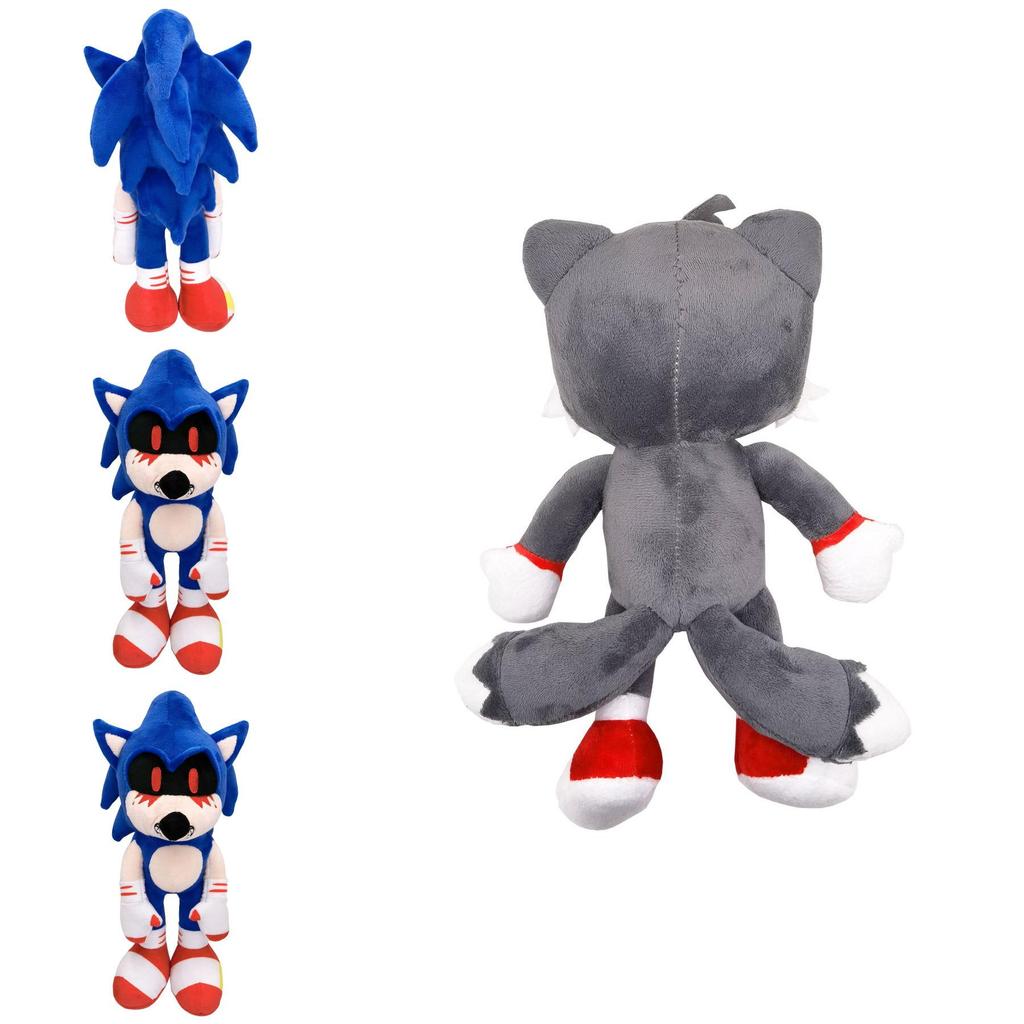 Sonic Exe I Spiriti dell'Inferno Peluche Sangue Malvagio Bambola Morbida Ripiena Regalo per Bambini