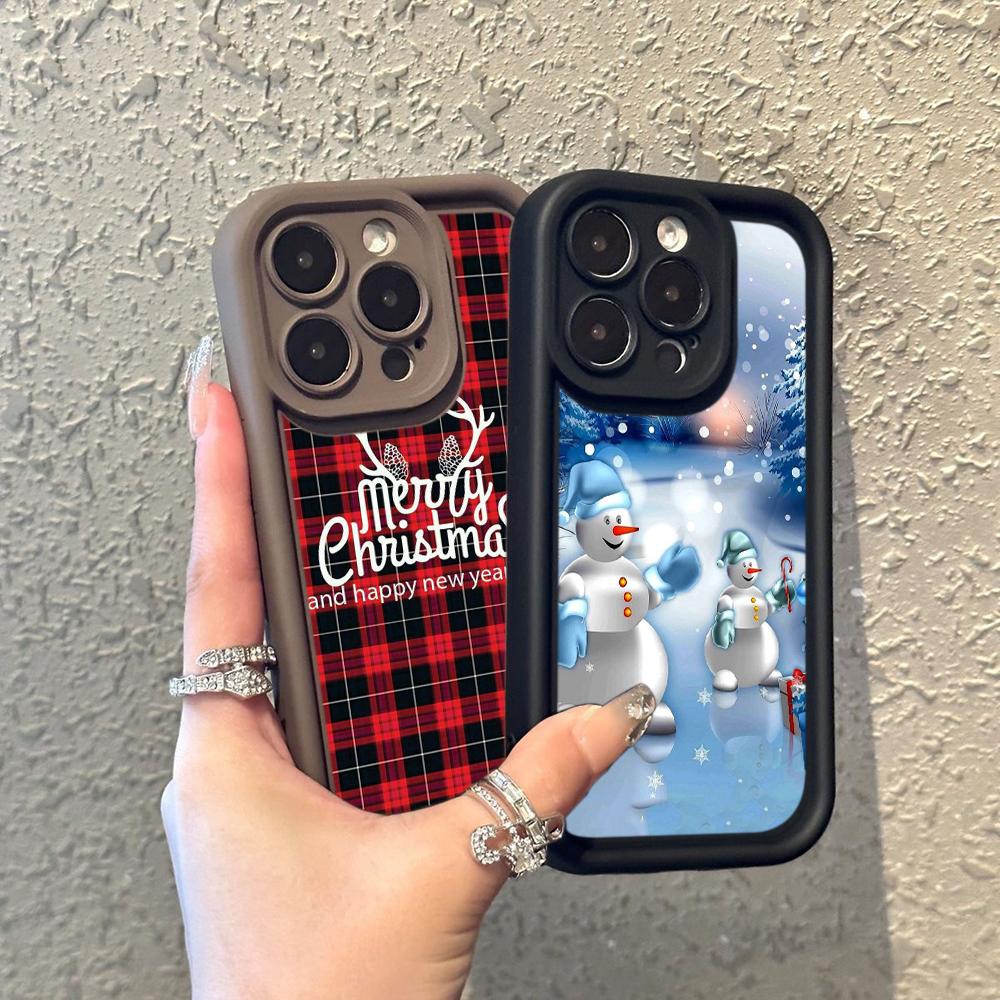 Sky Eye Ladder Soft Case für Samsung A06 A15 A25 A35 A55 A14 A24 A34 S23 S24 FE Alle Samsung Modelle Handyhüllen Cover NY43 Weihnachten Frohes Neues Jahr Kunst