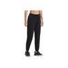 Under Armour Solid Color Logo Print Jogger Pants Women Bottoms Black 1377042-001