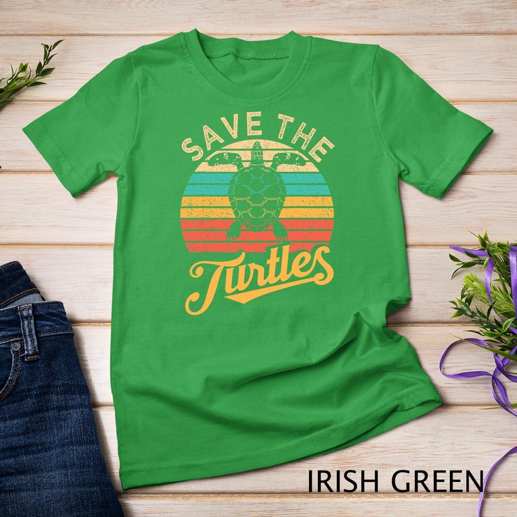 Save The Turtles Animal Rights Sea Turtle Retro Style Unisex Tshirt Woman Man Summer Fashion Casual Cotton Graphic T Shirts