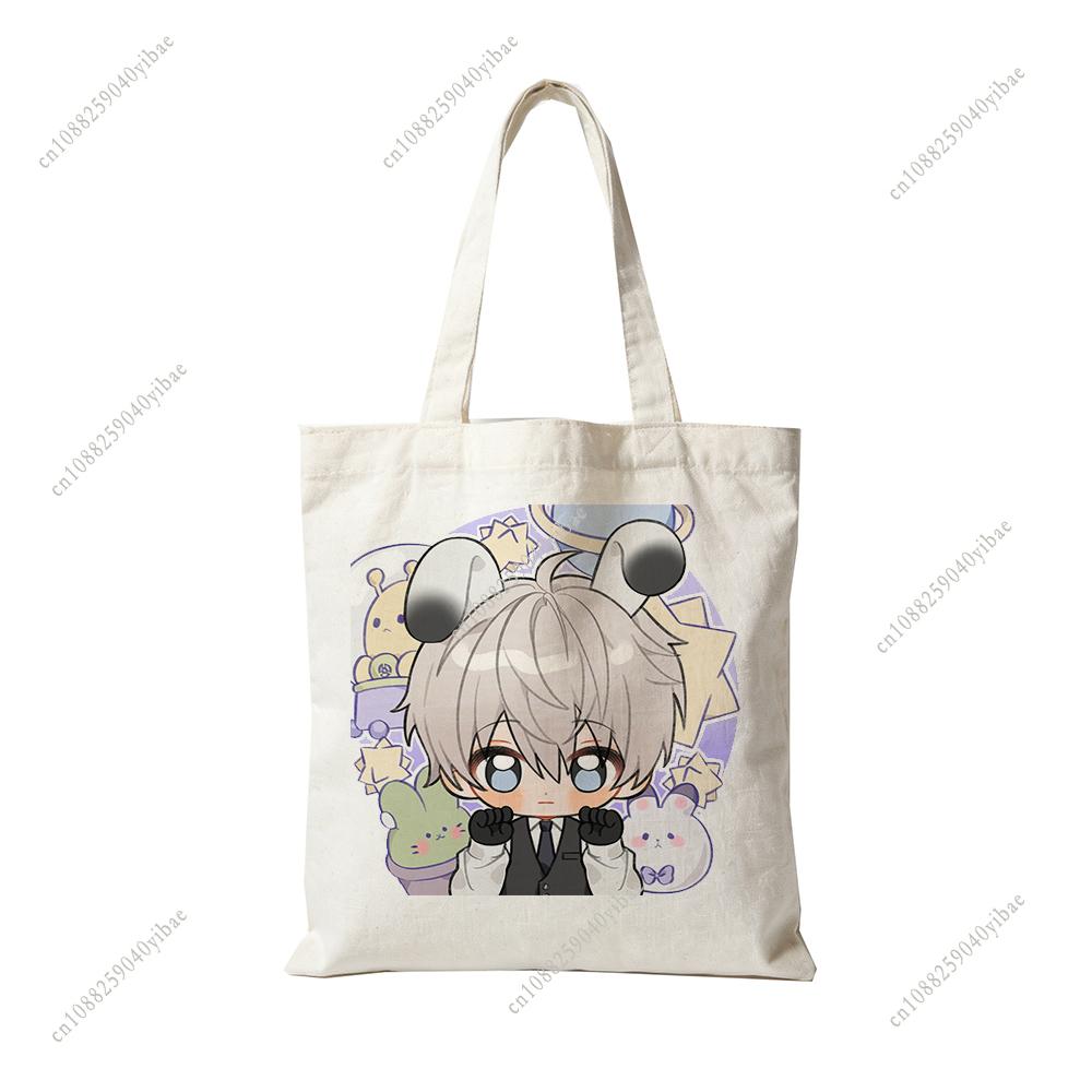 Love and Deepspace Cartoon Anime Character Bag 35x40CM Rafayel Zayne Xavier Caleb Single-Shoulder Handbag Fans Gift