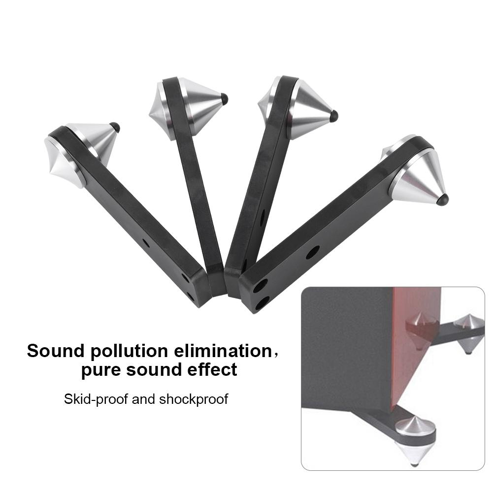 4PCS Combined Type Audio Speaker Foot Subwoofer Shockproof Spike Bracket