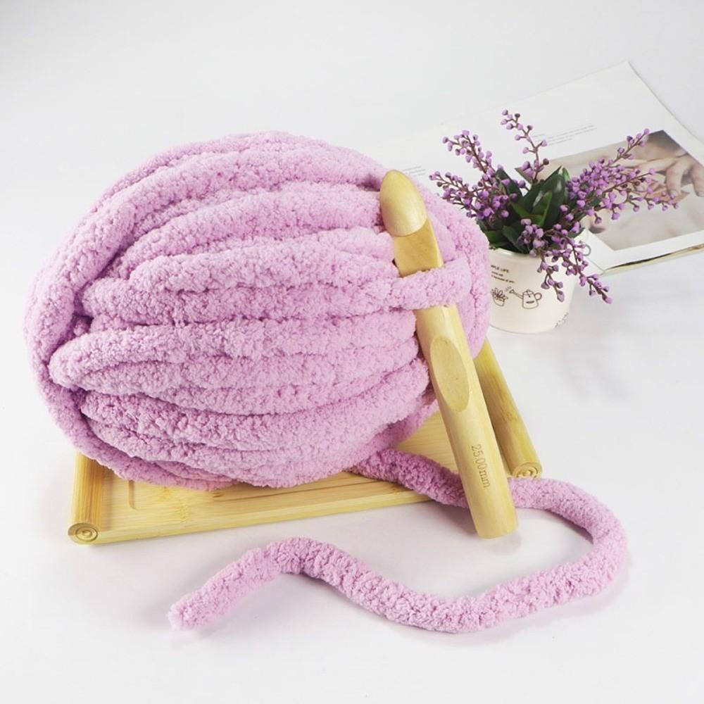 Multicolor Chunky Chenille Yarn Soft Fluffy Bunk Bed Ladder Wrap Yarn DIY Blanket Bag