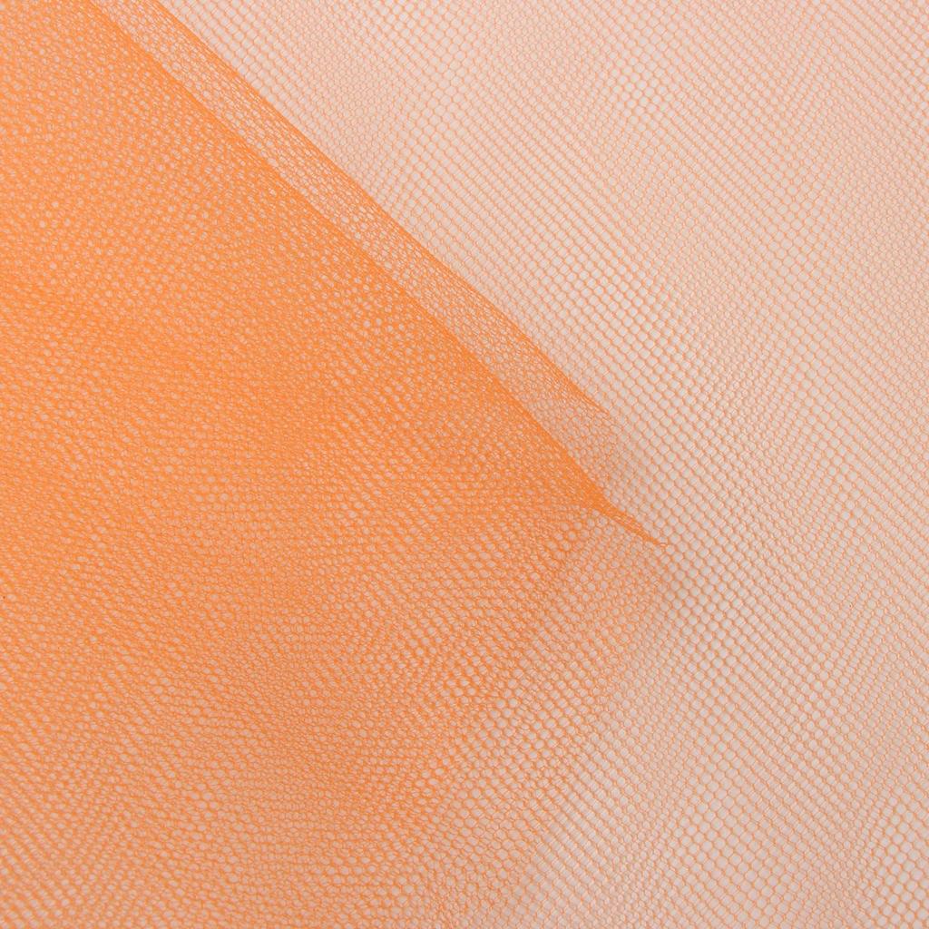 Cosmo Textile Soft Tulle 115cm Wide x 9m for and and Handmade Supplies Fabric, (Half-Folded) Cut, Orange, AD1820-9-9M, 100% Nylon, Weddings, Cosplay,