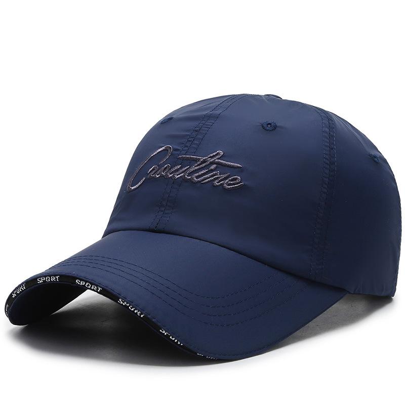 Quick Dry PVC Sports Hat Unisex Trendy Spring Summer Cap Sun Hat Baseball Cap Casual Versatile Outdoor Running