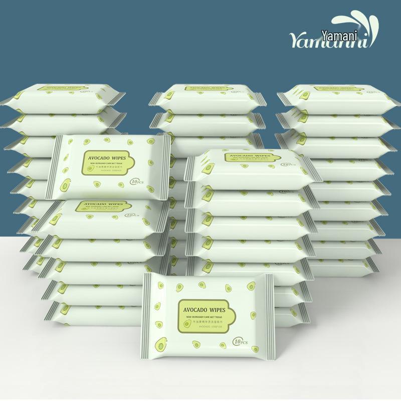 Unisex Makeup Remover Wet Wipes 10 Count - Gentle for Mother, Baby & Family